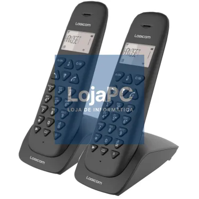Logicom Telefone DECT Vega 250 Preto Duo