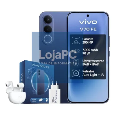 VIVO V70 FE 8Gb 256Gb Bundle Ch90w+ Buds3 Blue