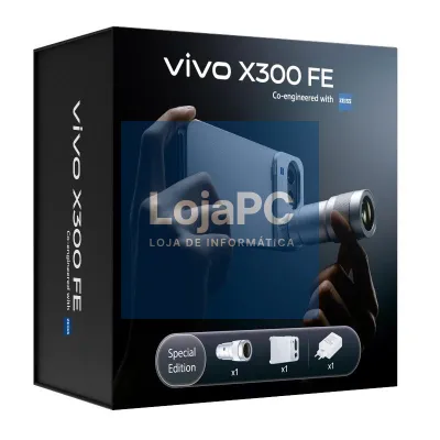 VIVO X300 FE 5G Black + Ch90w + Kit fotografico