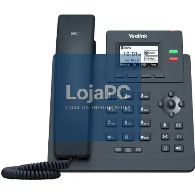 YEALINK SIP-T31G, 2 cuentas, COM PoE, SEM PSU