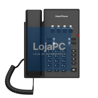 Fanvil H1, telefone de hotel, 2 teclas de línea