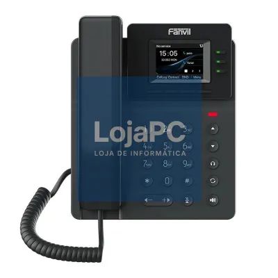 Fanvil V60P 4 líneas SIP Ecrã 2.4" Cor PoE 2
