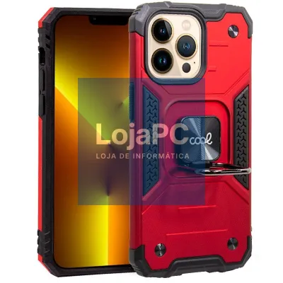 COOL Case for iPhone 13 Pro Max Hard Ring Red