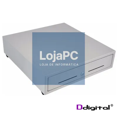 Gaveta Dinheiro Metálica Branca 4N/8M - MK-410W - 410x420x100