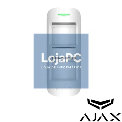 AJAX - Detector via radio para exterior dual PIR anti máscara e Pet Imune - White