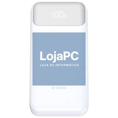 Powerbank 20000mAh D-Link DPP-201/ 65W/ Branca