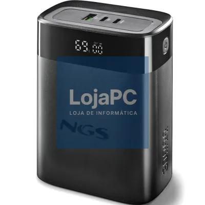 Powerbank 30000mAh NGS TWIX30/ 140W/ Compatível com Portáteis/ Preta