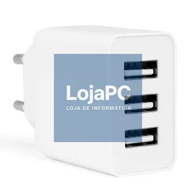 Carregador de parede Orbegozo EN 1100/ 3xUSB/ 17W