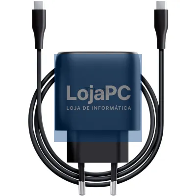 Carregador de parede GaN Trust Maxo 45W Compatível com Samsung/ 1xUSB Tipo-C/ inclui Cabo USB Tipo-C/ 45W