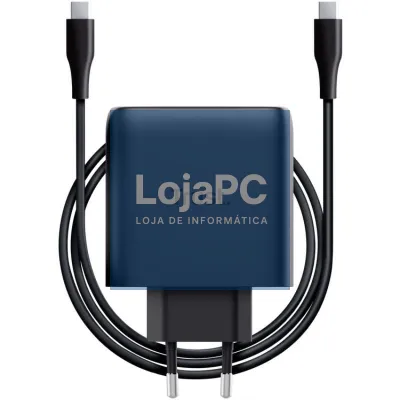 Carregador de parede GaN Trust Maxo 65W/ 1xUSB Tipo-C/ inclui Cabo USB Tipo-C/ 65W