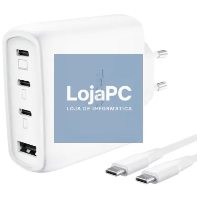 Carregador de parede GaN Trust Maxo 65W 26068/ 3xUSB Tipo-C/ 1xUSB/ inclui Cabo USB Tipo-C/ 65W