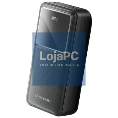 Powerbank 30000mAh Vention FHMB0/ 22.5W/ Preta