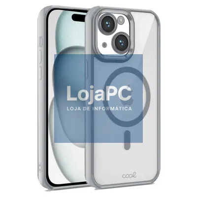 COOL Case for iPhone 15 Magnetic Silver Edge