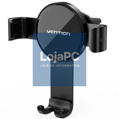 Suporte de Smartphone para Automóvel Vention KCGB0/ Preto