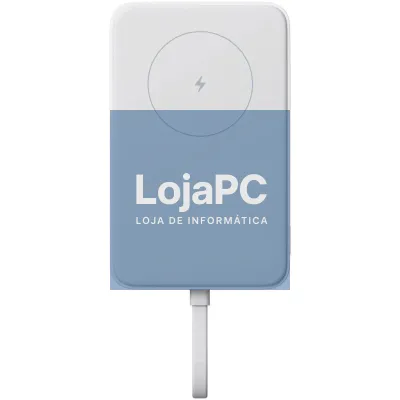 Powerbank 10000mAh Xiaomi 33W Magnetic Power Bank 10000 (Integrated Cabo)/ Wireless/ Branca