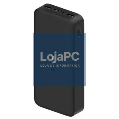 Powerbank 20000mAh Xiaomi Redmi Fast Charge/ 18W/ Preta