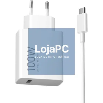 Carregador de parede Xiaomi 100W Charging Combo (Type-A)/ 1xUSB + Cabo USB Tipo-C/ 100W