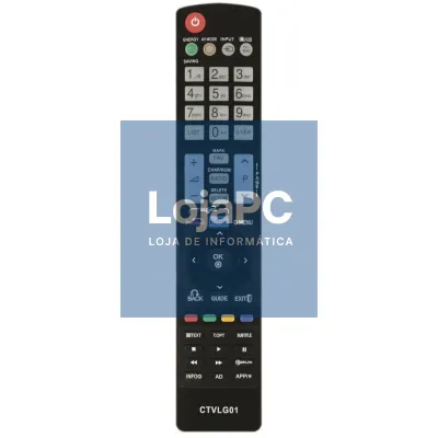 Comando para TV LG CTVLG01 compatível com TV LG