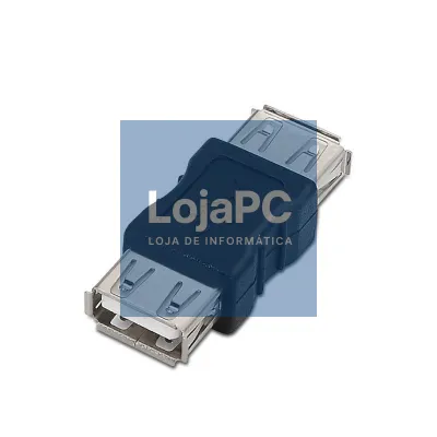 Adaptador USB 2.0 Aisens A103-0037/ USB Fêmea - USB Fêmea