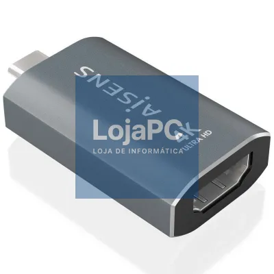 Adaptador USB Tipo-C Aisens A109-0862/ USB Tipo-C Macho/ HDMI 4K Fêmea