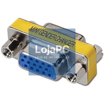 Adaptador Aisens A114-0082/ VGA Fêmea - VGA Fêmea