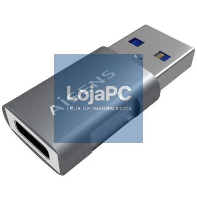 Adaptador USB 3.2 GEN2 Aisens A108-0655/ USB Tipo-C Fêmea - USB Macho