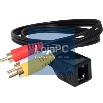 Prolongador Balun de audio y vídeo Fonestar FO-355