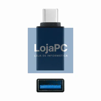 Adaptador USB 3.1 Nanocable 10.02.0010/ USB Fêmea - USB Tipo-C Macho