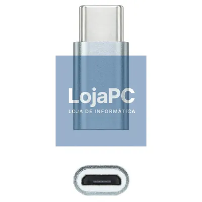 Adaptador Nanocable 10.02.0011/ USB Tipo-C Macho - MicroUSB Fêmea