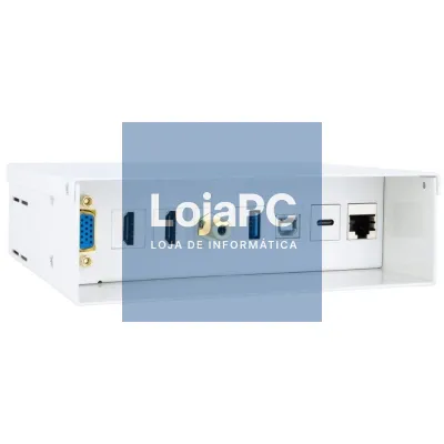 Caixa de Conexiones Nanocable 10.35.0004/ VGA - 2x HDMI - Jack 3.5 - USB 3.0 - USB Tipo-C - USB 2.0 - RJ45