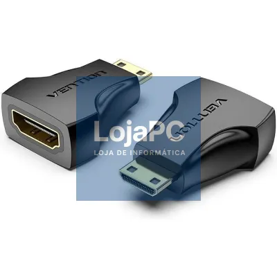 Adaptador HDMI AISB0/ Mini HDMI Macho - HDMI Fêmea