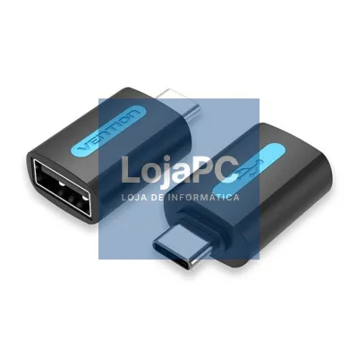 Adaptador USB 2.0 Vention CDTB0/ USB Tipo-C Macho - USB Fêmea