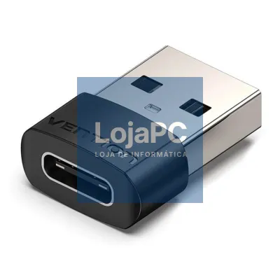 Adaptador USB 2.0 Vention CDWB0/ USB Tipo-C Macho - USB Fêmea