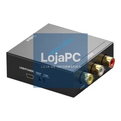 Convertidor RCA a HDMI Vention AEFB0/ RCA Fêmea - HDMI Fêmea - MiniUSB Fêmea