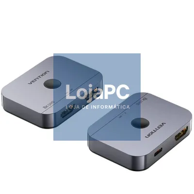 Switch Comutador 8K HDMI 2.1 Bidireccional Vention AKPH0 HDMI Fêmea/USB-C Fêmea - 2x HDMI Fêmea