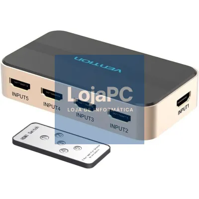 Duplicador HDMI Vention ACDG0/ 5x HDMI Fêmea - HDMI Macho