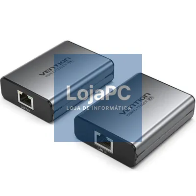 Adaptador/Transmisor de vídeo Alámbrico HDMI/RJ45 a HDMI/RJ45 Vention AKGH0-EU