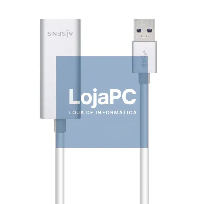 Adaptador USB - RJ45 Aisens A106-0504/ 1000Mbps