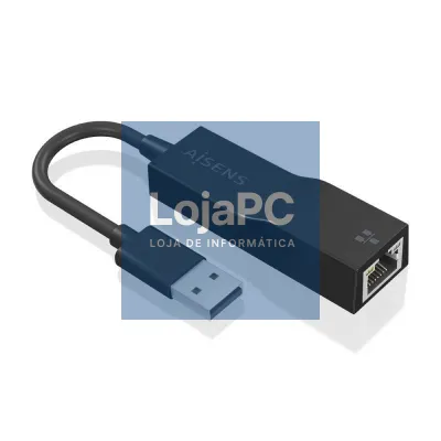 Adaptador USB 3.0 - RJ45 Aisens A106-0766/ 1000Mbps