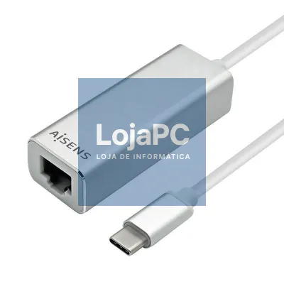 Adaptador USB Tipo-C - RJ45 Aisens A109-0341/ 1000Mbps