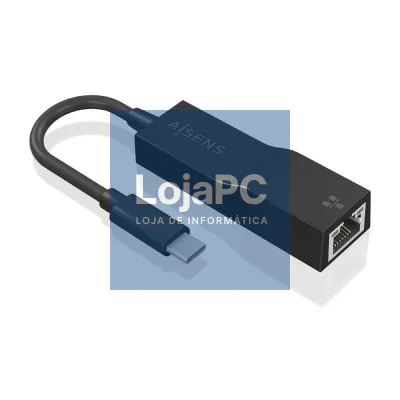 Adaptador USB Tipo-C - RJ45 Aisens A109-0765/ 1000Mbps