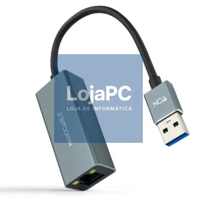Adaptador USB 3.0 - RJ45 Nanocable 10.03.0405/ 1000Mbps