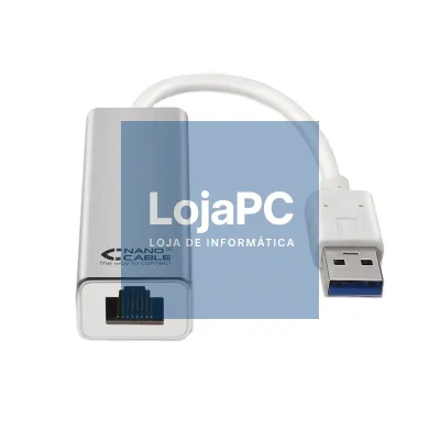 Adaptador USB 3.0 - RJ45 Nanocable 10.03.0401/ 1000Mbps