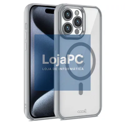 COOL Case for iPhone 15 Pro Magnetic Silver Edge