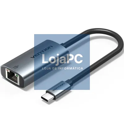 Adaptador USB Tipo-C - RJ45 Vention CFPHB/ 1000Mbps