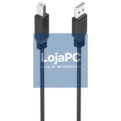 Cabo Extensão USB 2.0 com Amplificador Aisens A101-0881/ USB Macho - USB Tipo-B Macho/ 10m/ Preto