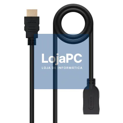 Cabo Extensão HDMI Nanocable 10.15.1013/ HDMI Macho - HDMI Fêmea/ 3m/ Preto