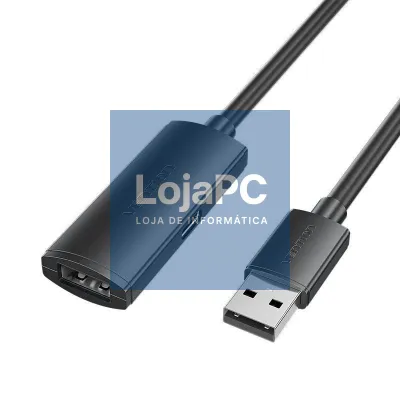 Cabo Extensão USB 2.0 Vention CBKBL/ USB Macho - USB Fêmea/ 480Mbps/ 10m/ Preto