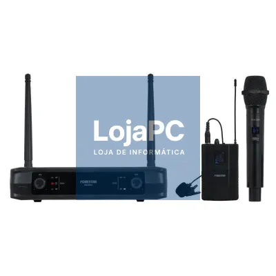 Microfone sem fios Duplo Mano y Petaca UHF Fonestar SONAIR-2MP/ inclui Receptor