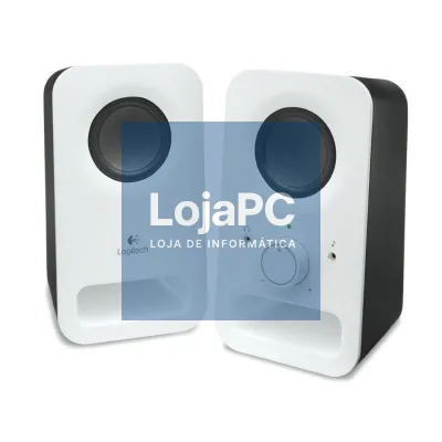 Colunas Logitech Z150/ 6W/ 2.0/ Branco
